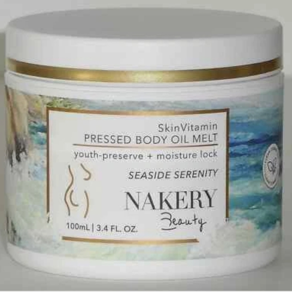 Nakery Beauty SkinVitamin Pressed Body Oil Melt 